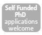 Self funded PhD applications welcome